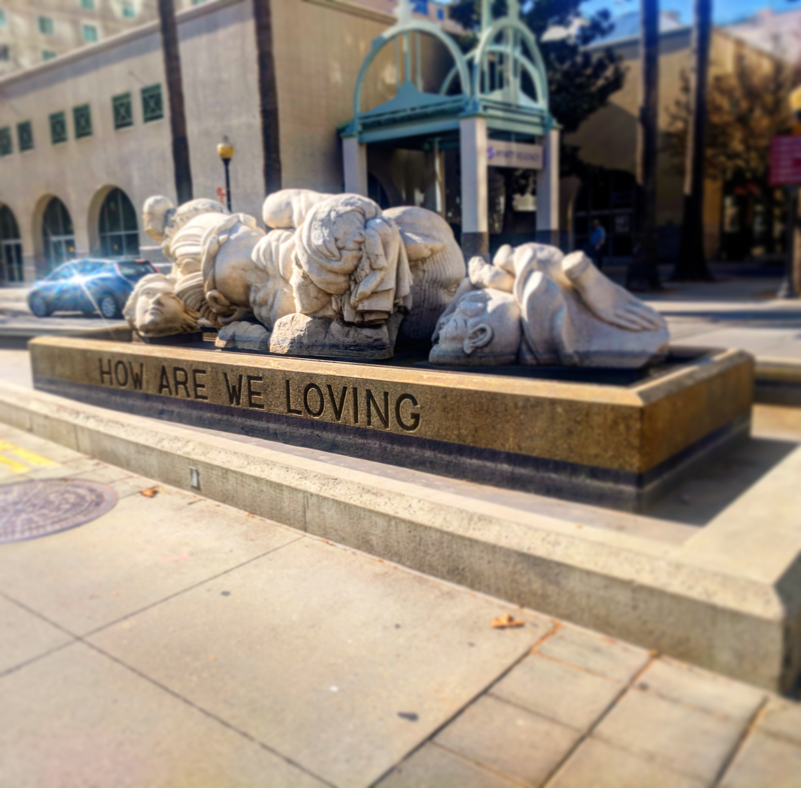 How Are We Loving sculpture - a meaningful reminder of human connection and compassion